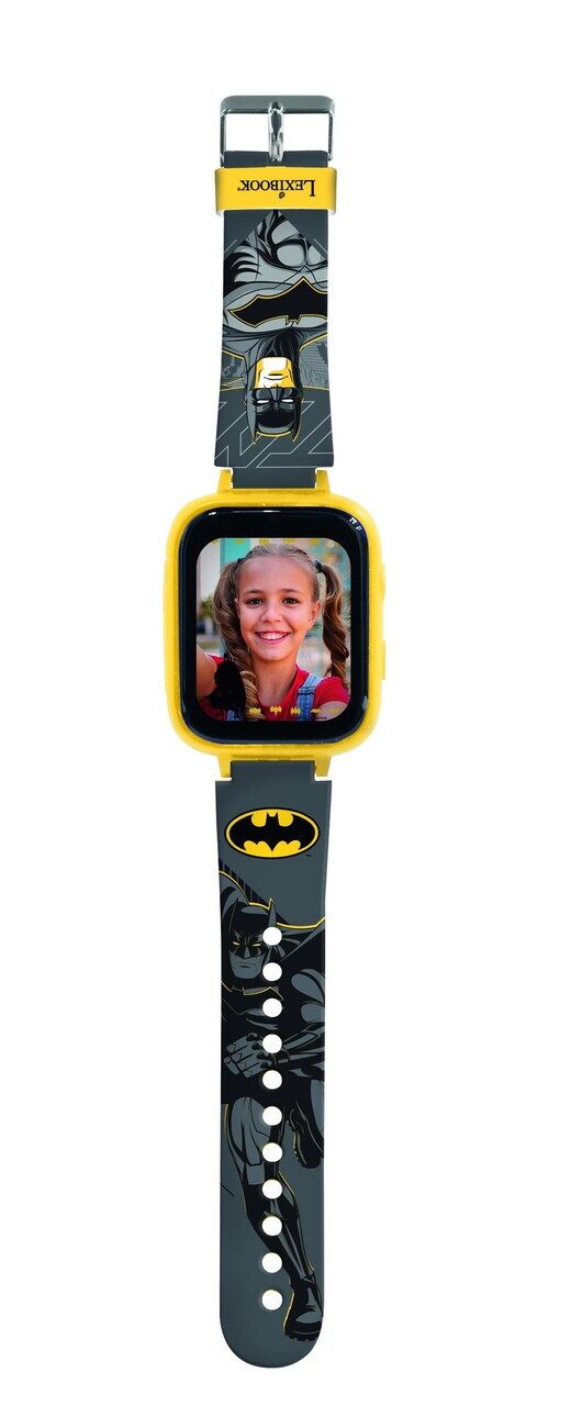 Ceas cu aparat foto si camera video pentru copii Batman, LEXIBOOK, 25 cm, plastic, gri - imagine 5